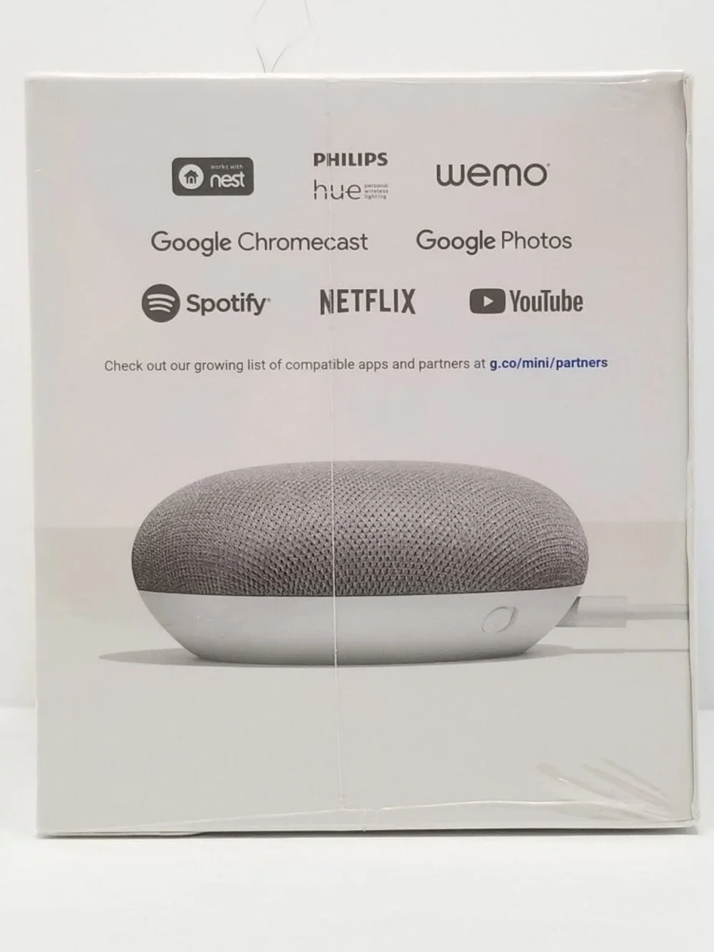 Google Home Mini Smart Speaker w/Google Assistant (GA00210-US) 6961E1M
